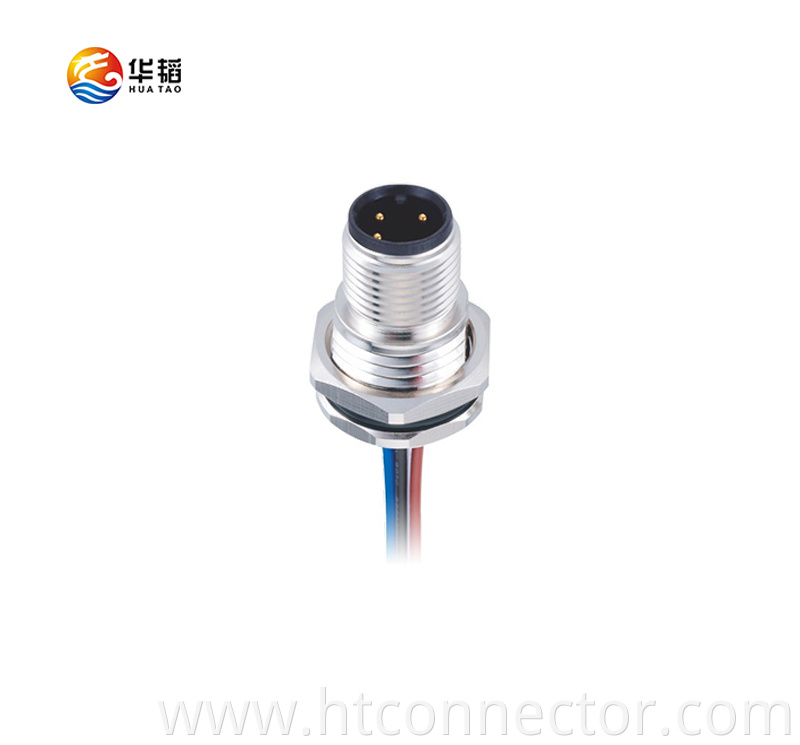 3-core waterproof connector